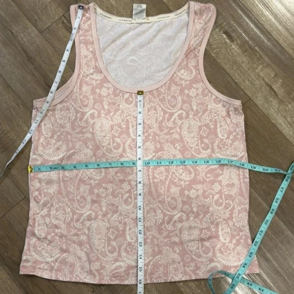 Lucky Brand matching lounge set in a‎ dreamy faded pink paisley